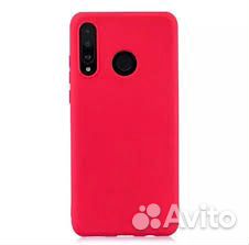 Silicone case Huawei P30 Lite розовый