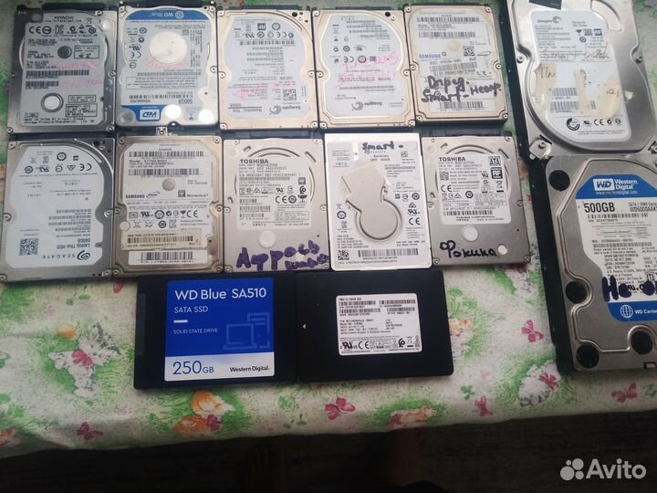 Жесткий диски нерабочие