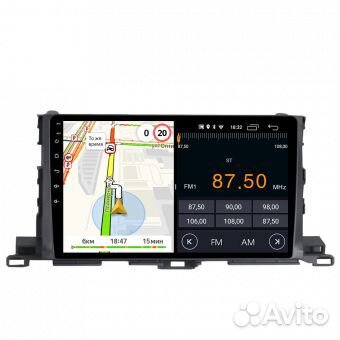 Магнитола Parafar Toyota Highlander 2013+ Android
