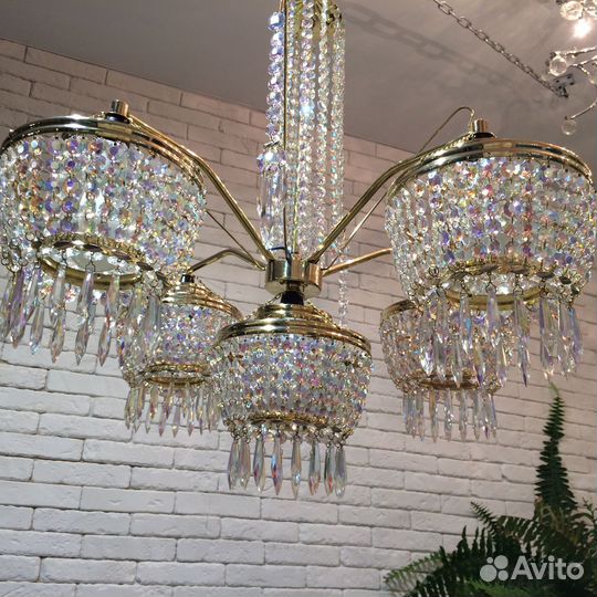 Хрустальная люстра СССР