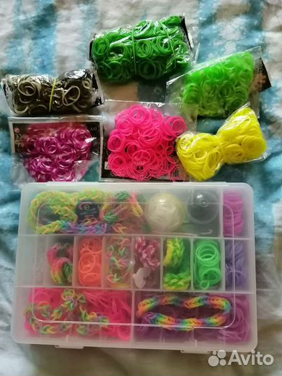 Набор для плетения из резинок + дополнит. подарки
