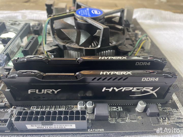 Asus z270 p+проц+ddr4 8gb