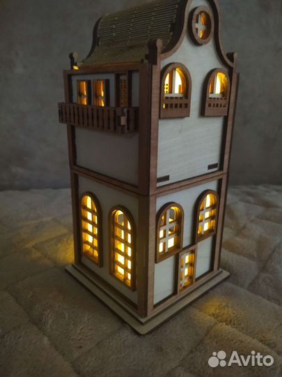 Чайный домик и светильник под свечку на батарейках