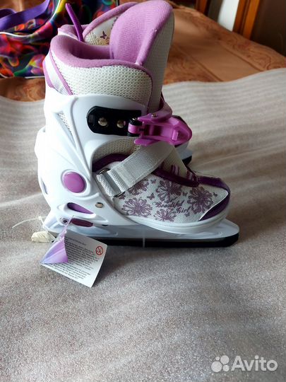 Коньки фигурные детские раздвижные