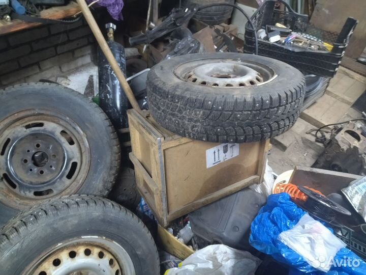 Колеса зимние 175 70 r13 стояли на ваз 2114