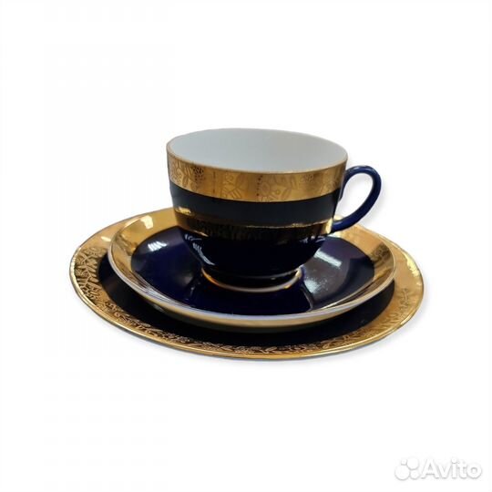 Чайные тройки кобальт лфз