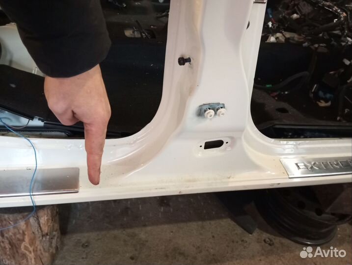 Порог со стойкой Renault kaptur Рено Каптур