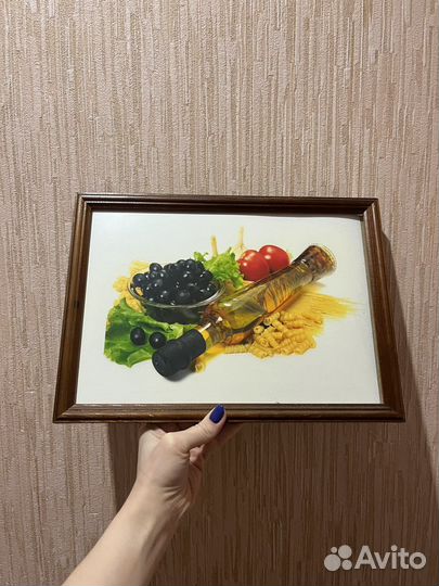 Картина в рамке дерево