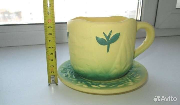 Большая чайная пара lipton, 0,5 л,глина,керамика