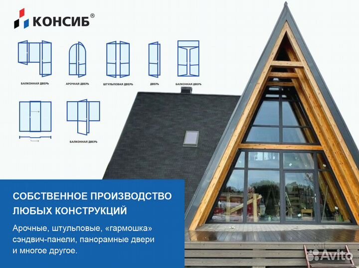 Пластиковые двери под заказ