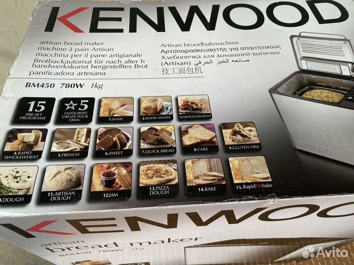 Хлебопечка kenwood