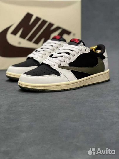 Nike Air Jordan 1 Low Travis Scott Olive