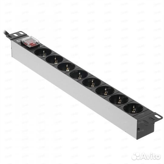 Сетевой фильтр Блок розеток Hyperline SHT19