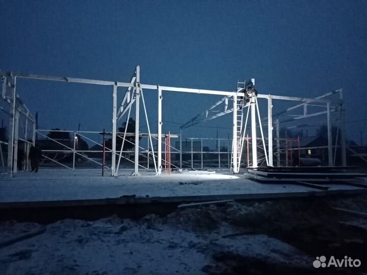 Монтаж Металлоконструкций лстк сэндвич-панели