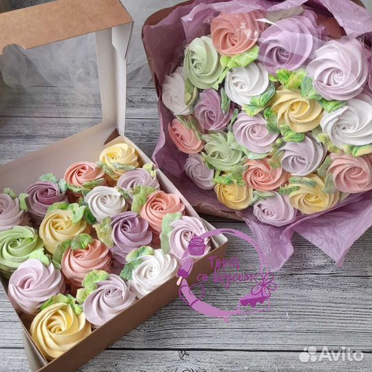 Зефирные букеты, зефир в подарок