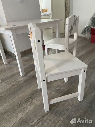 Детский стол и стул IKEA