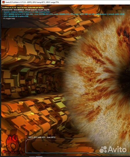 Видеокарта Asus Dual GF Gtx 1060 3gd