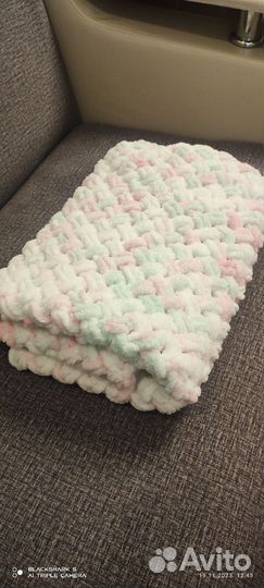 Плед детский плюшевый