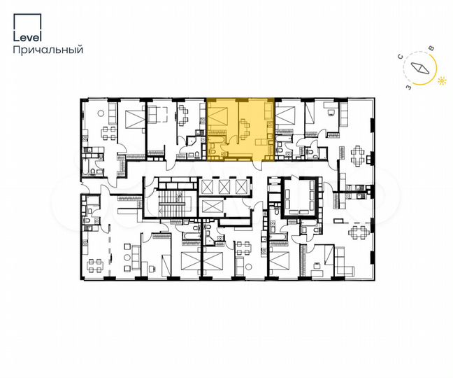 2-к. квартира, 37 м², 25/33 эт.