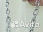 Подвеска в виде крупной цепи на шею Бижутерия