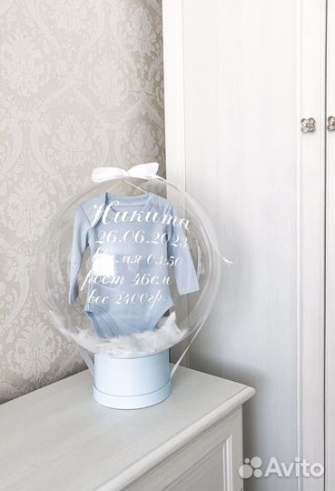 Шар баблс на выписку