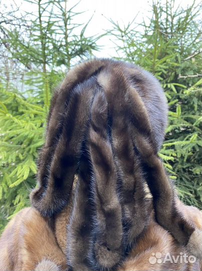 Шапка норковая новая женская