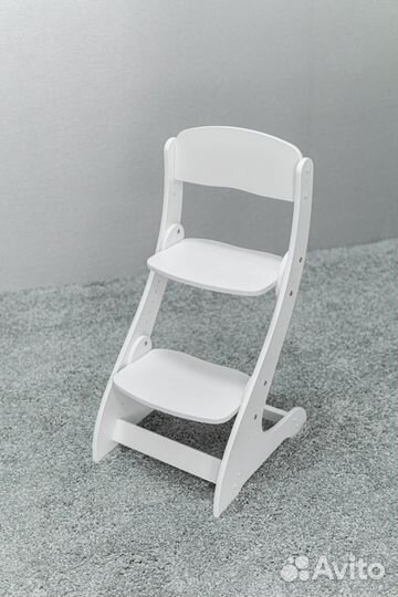 Растущий стул белый