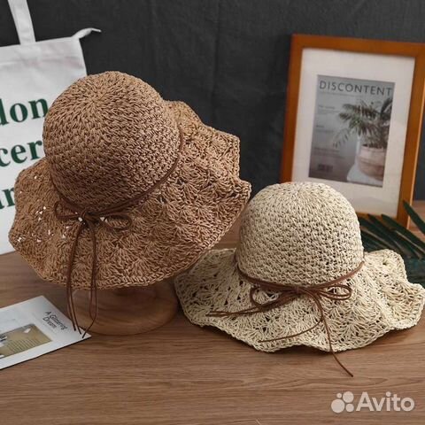 Шляпа женская пляжная летняя