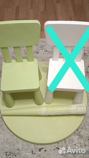 Детский стол и стул IKEA Mammut