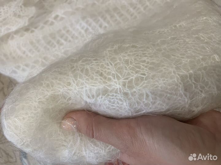 Оригинальный оренбургский пуховый платок