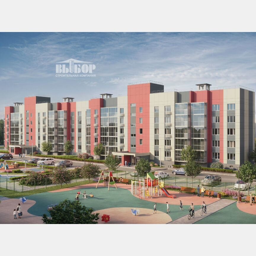 3-к. квартира, 65,4 м², 4/5 эт.