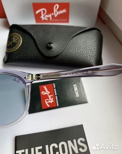 Солнцезащитные очки ray ban Hawkeye прозрачные