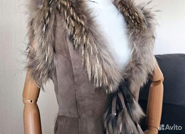 Жилетка меховая женская 44 46 премиум