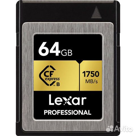 Карта памяти Lexar 64GB Professional CFexpress