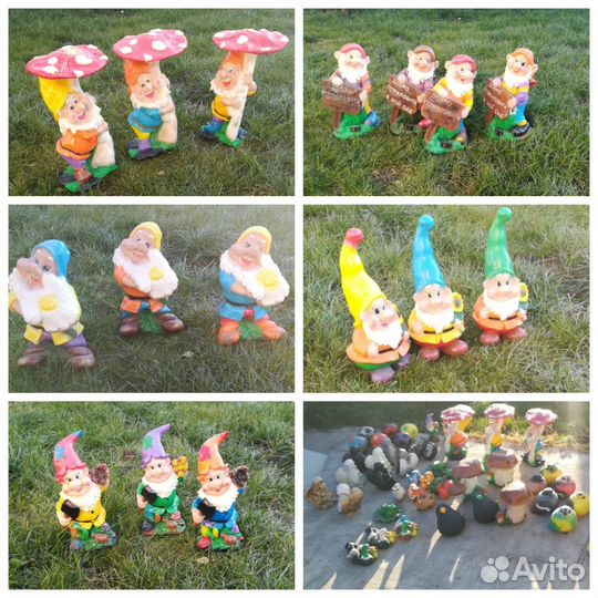 Гипсовые фигуры, копилки, садовые фигуры