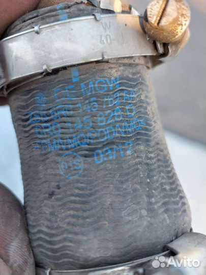 Патрубки интеркулера Skoda 1.6 tdi