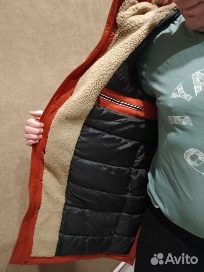 Парка мужская с натуральным мехом