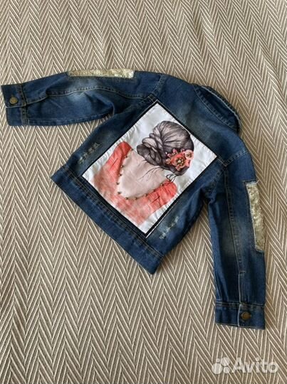 Джинсовка на девочку 110 рост