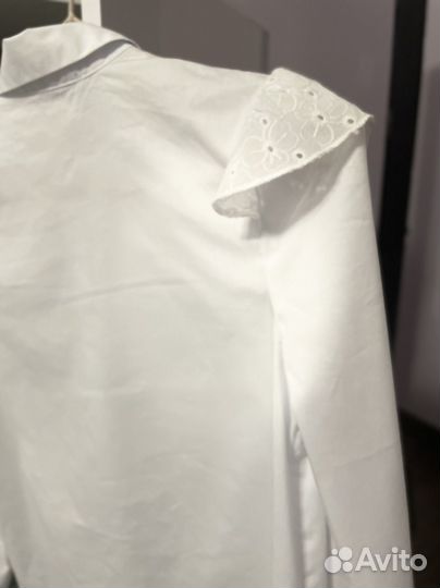 Блузка белая школьная 140 см