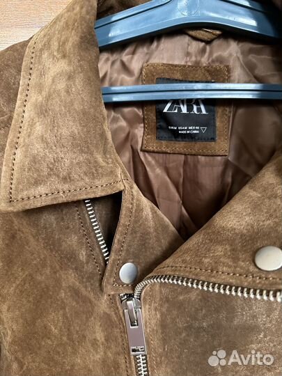 Zara косуха коричневая