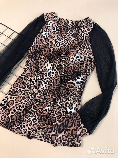 Лонгслив женский леопард 42