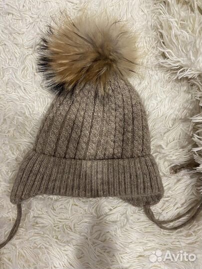 Шапочка шерстяная детская, 4-5 лет