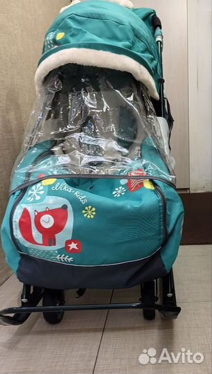 Санки коляска ника
