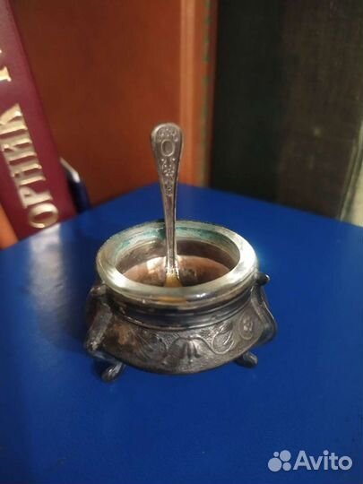 Солонка мельхиор СССР