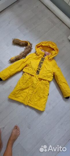 Зимняя куртка для девочки 134