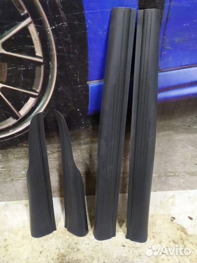 Накладки порогов салона Mercedes W211