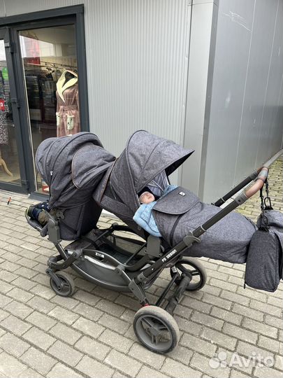 Коляска 2 в 1 для двойни и погодок FD-Design Zoom