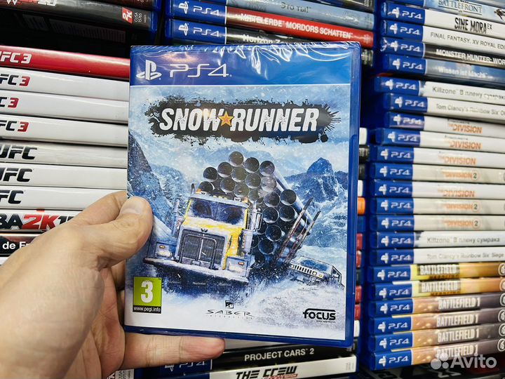 Snowrunner ps4 диск новый