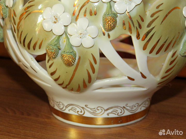 Винтажная конфетница фарфор