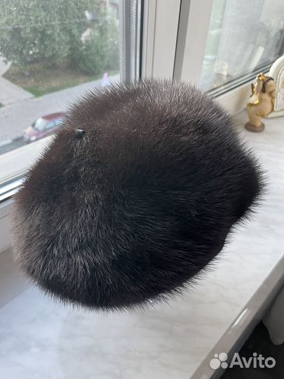 Берет норковый